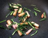 時短でも充実　ニラもやしと豆腐の卵炒め作り方1写真