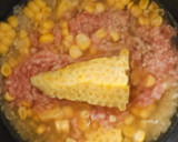コク甘♡とうもろこしと豚肉の炊き込みご飯作り方3写真
