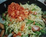 キムチ焼きそば作り方7写真
