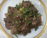 牛肉とネギとチーズの炒め物 247作り方9写真
