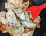 豚肉生姜焼き用肉の山椒照り焼き作り方8写真