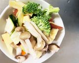 お一人様☆冷凍麺に根菜オイレモン味ナムル作り方7写真