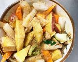 お一人様☆冷凍麺に根菜オイレモン味ナムル作り方12写真