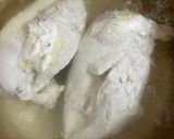 生ハムと鶏ハムのサラダ生春巻き作り方2写真