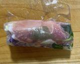 生ハムと鶏ハムのサラダ生春巻き作り方5写真