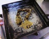 オカヒジキ＆シソ＆ベーコンの卵焼き♪作り方6写真