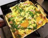 オカヒジキ＆シソ＆ベーコンの卵焼き♪作り方8写真
