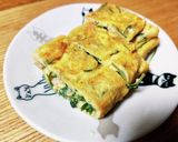 オカヒジキ＆シソ＆ベーコンの卵焼き♪作り方16写真