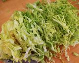 簡単!ニラたっぷりとん平焼き♪作り方1写真