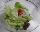 チキンと豆腐の焼肉のタレサラダ作り方3写真