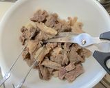 おうち居酒屋❤とろける!牛すじ土手煮ஐஃ作り方6写真