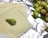 「にんにく坊主」　にんにくの蕾の一口春巻作り方3写真