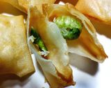 「にんにく坊主」　にんにくの蕾の一口春巻作り方4写真