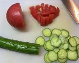 トマトと胡瓜とツナとたっぷり薬味のサラダ作り方2写真