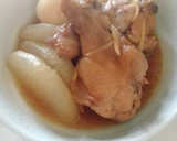 半熟卵乗せ♪鶏手羽元と大根のさっぱり煮♪作り方8写真