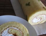 若草*ゆず茶ロールケーキ作り方18写真