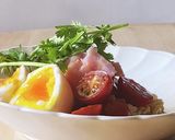 余ったそうめん☆冷やし中華☆ハム☆トマト作り方2写真