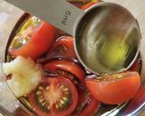 黄金比率の調味料☆豆腐&ミニトマトサラダ作り方1写真
