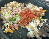 納豆キムチーズチャーハン作り方5写真