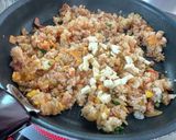 納豆キムチーズチャーハン作り方8写真