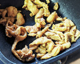 醤油酒粕だけでウマっ♡おつまみ鶏皮炒め物作り方4写真