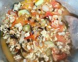 鶏ひき肉の無水トマトカレー作り方3写真