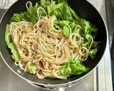 ✨グリーンリーフとベーコンのパスタ✨作り方7写真