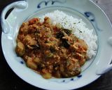 鶏ひき肉の無水トマトカレー作り方8写真