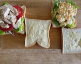 サラダチキンと卵サンド作り方2写真