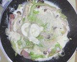 クリームチーズと生クリームのパスタ作り方5写真