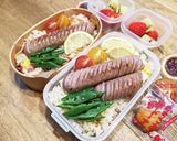 旦那弁当！ジョンソンヴィル！レモン炒飯♪作り方1写真