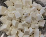 ゴマ香る豆腐と水菜の中華スープ作り方1写真