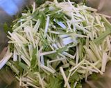 ゴマ香る豆腐と水菜の中華スープ作り方2写真