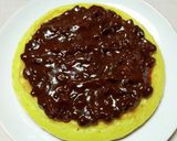 チョコあんこどら焼き風ホットケーキ作り方8写真
