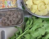 大豆とじゃがいもと鶏肉の五目煮♪作り方3写真