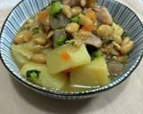 大豆とじゃがいもと鶏肉の五目煮♪作り方7写真