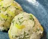梅、大葉、たくあんの混ぜごはん作り方5写真