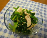 ほうれん草とササミの薬味和え作り方6写真