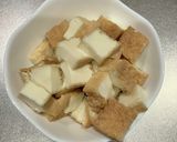 厚揚げと豚肉のヤンニョム炒め作り方1写真