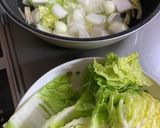 白菜、ひき肉だんご、春雨のスープ作り方2写真