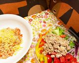レンジで半日分野菜タコライス作り方9写真