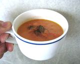 カップヌードルチリトマトで作るスープ作り方8写真