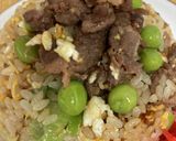 牛肉を使ったチャーハン　250作り方5写真