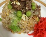牛肉を使ったチャーハン　250作り方6写真