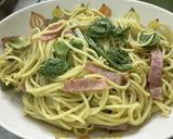 こごみとベーコンのアイヌネギソースパスタ作り方7写真