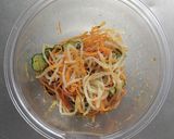 学校給食再現☆もやしと人参の花鰹サラダ。作り方7写真