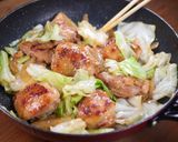 鶏のみりん味噌漬け焼きの野菜炒め作り方6写真