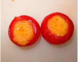 簡単かわいい☆焼きトマトエッグ作り方4写真