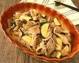 豚肉とズッキーニのにんにく味噌炒め作り方4写真