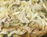もう一品●豚こまぎれ肉の中濃ソース炒め作り方2写真
